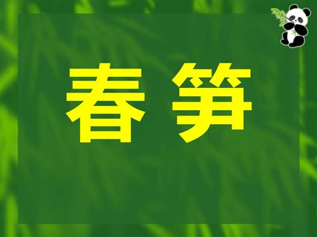 《春笋》PPT课件3