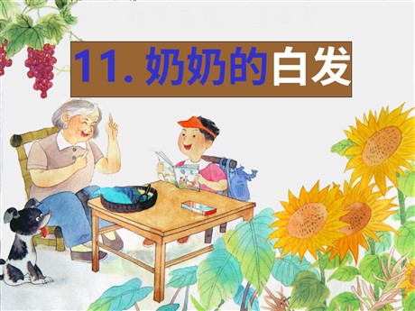 《奶奶的白发》PPT课件3