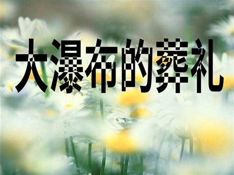 《大瀑布的葬礼》PPT课件下载4