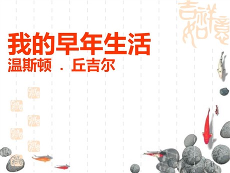 《我的早年生活》PPT课件2