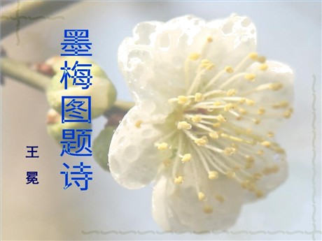 《墨梅图题诗》PPT课件