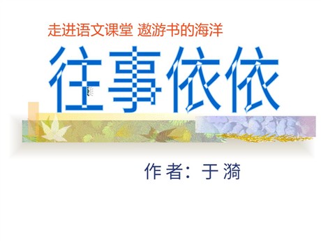 《往事依依》PPT课件3