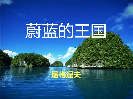 《蔚蓝的王国》PPT课件3
