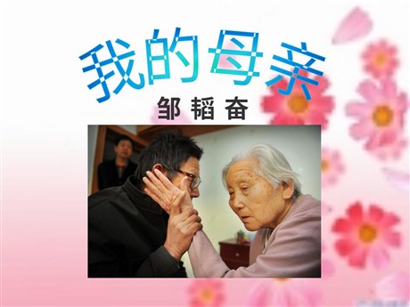《我的母亲》PPT课件7