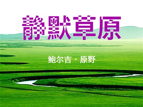 《静默草原》PPT课件4
