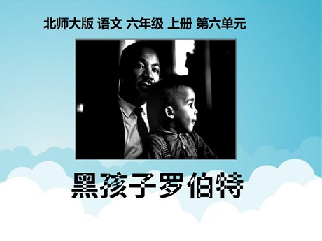 《黑孩子罗伯特》PPT课件