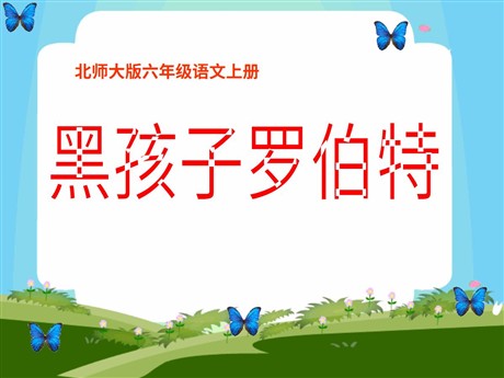 《黑孩子罗伯特》PPT课件2