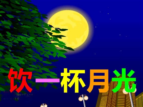 《饮一杯月光》PPT课件