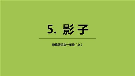 《影子》PPT免费优质课件