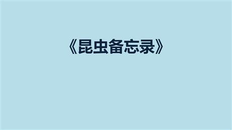 《昆虫备忘录》PPT免费教学课件