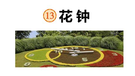 《花钟》PPT精品课件下载
