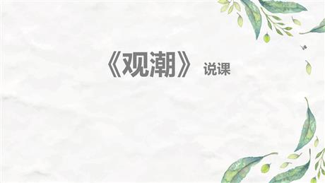 《观潮》PPT说课课件