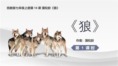 《狼》PPT课件下载(第1课时)