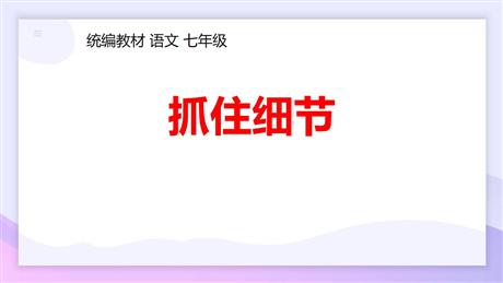 《抓住细节》PPT优秀课件