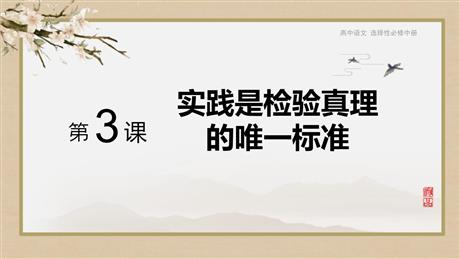 《实践是检验真理的唯一标准》PPT下载