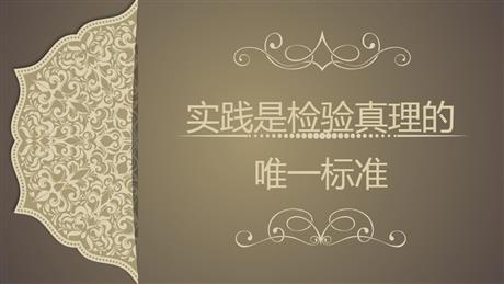 《实践是检验真理的唯一标准》PPT教学课件