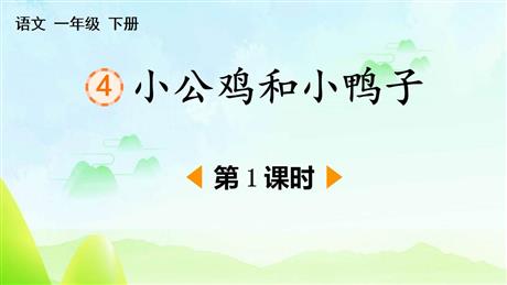 《小公鸡和小鸭子》PPT下载(第1课时)