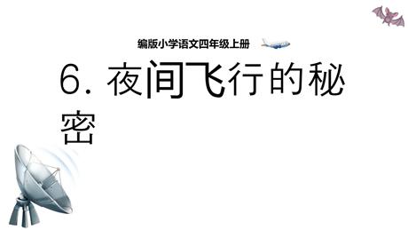 《夜间飞行的秘密》PPT免费下载