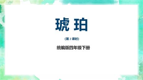 《琥珀》PPT优秀课件(第2课时)