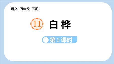 《白桦》PPT免费课件(第2课时)