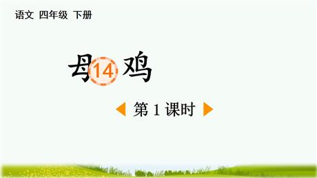 《母鸡》PPT免费课件(第1课时)