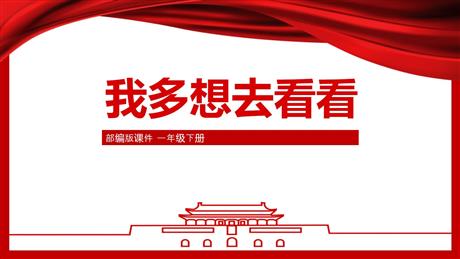 《我多想去看看》PPT教学课件下载