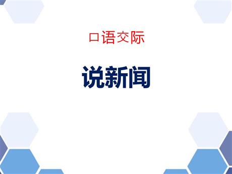 《说新闻》PPT精品课件下载