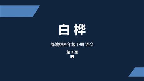 《白桦》PPT教学课件(第2课时)