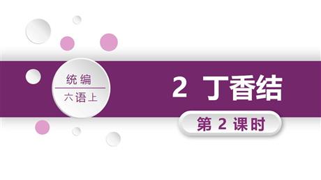 《丁香结》PPT教学课件(第2课时)