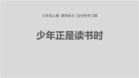 《少年正是读书时》PPT课件下载
