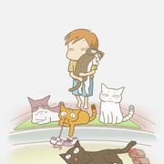 佝偻猫 くるねこ