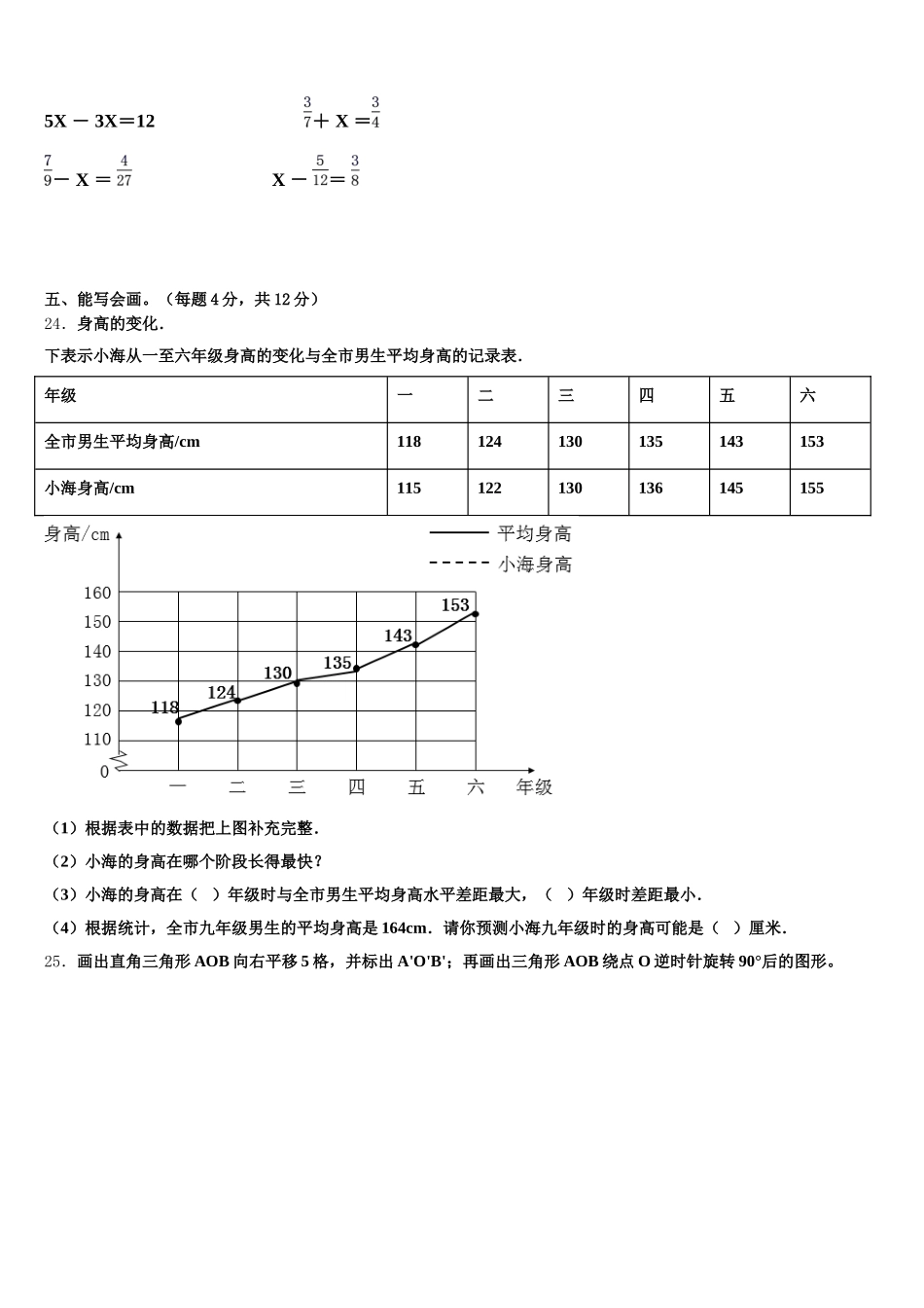 2025-2026学年贵州省黔南独山县数学五下期末调研试题含答案_第3页