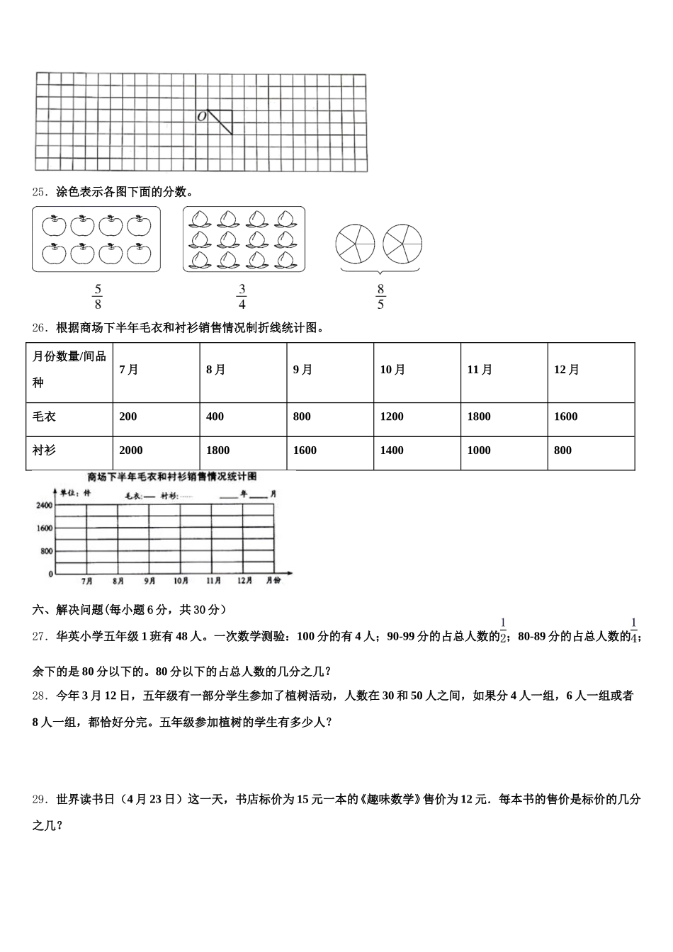 2025年浙江省湖州市吴兴区五下数学期末复习检测试题含答案_第3页