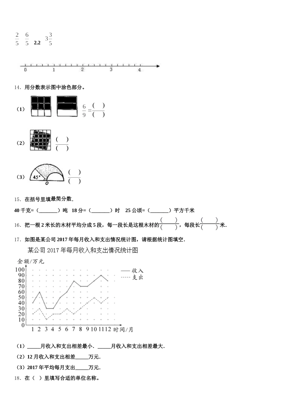 2025-2026学年湖北省十堰市张湾区五年级数学第二学期期末质量检测模拟试题含答案_第3页