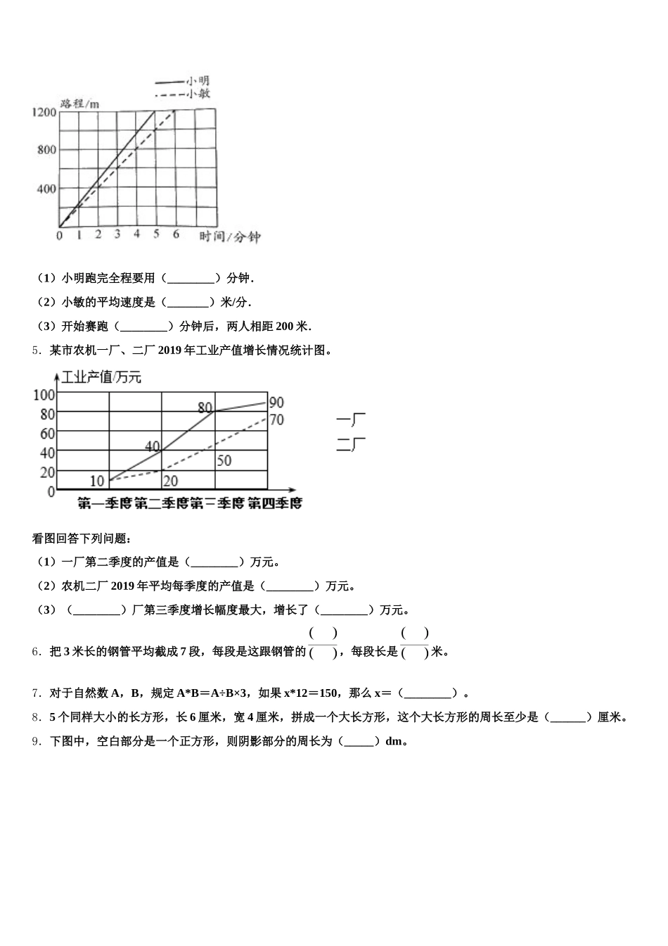 2025-2026学年德州市德城区数学五年级第二学期期末预测试题含答案_第2页