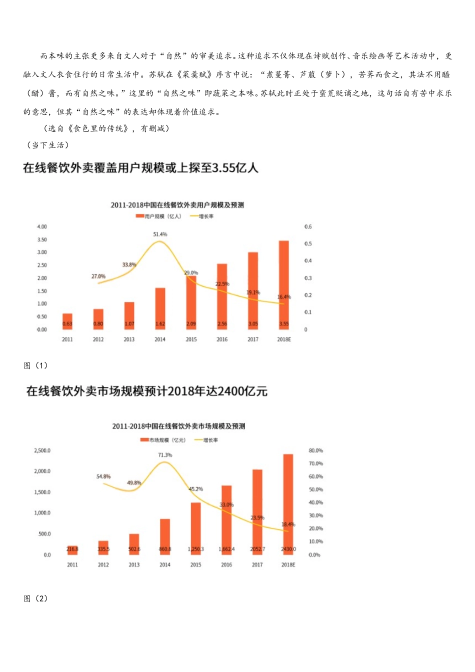 2026年陕西省商洛市达标名校初三三模（5月）语文试题试卷含解析_第3页